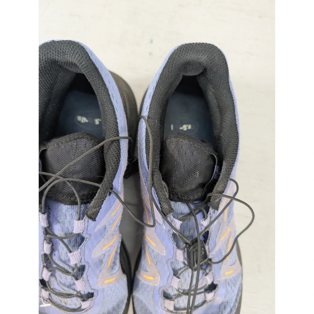 Salomon Ultra Glide Trail Running Shoes Men's 10 Blue Black Orange 416150 Hiking